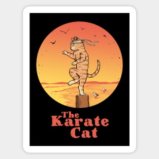 The Karate Cat Sticker